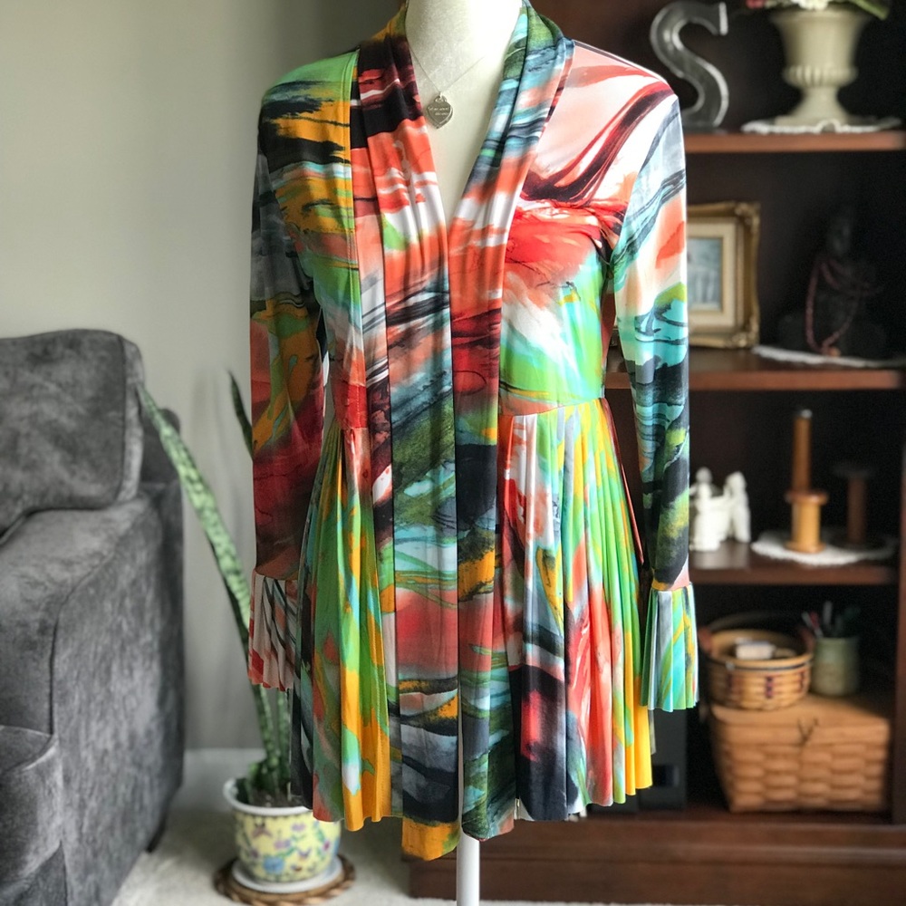 Essex Open Pleated Jacket Size Medium